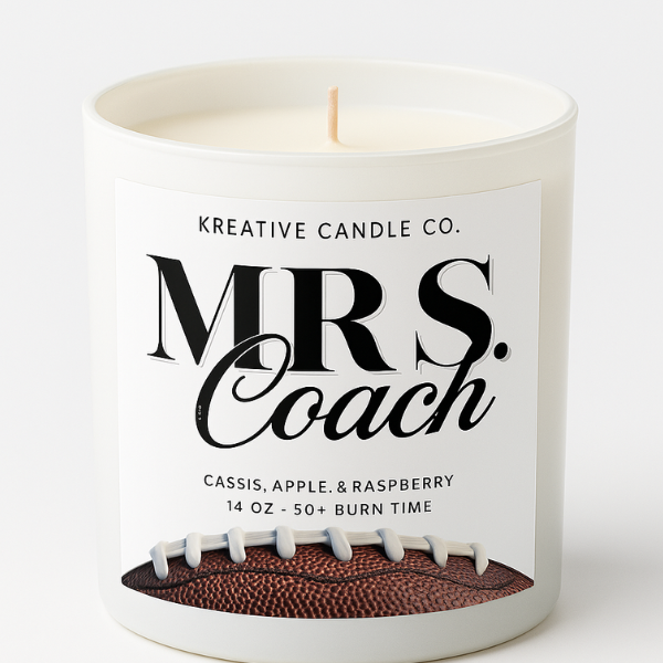 Mrs. Coach Candle